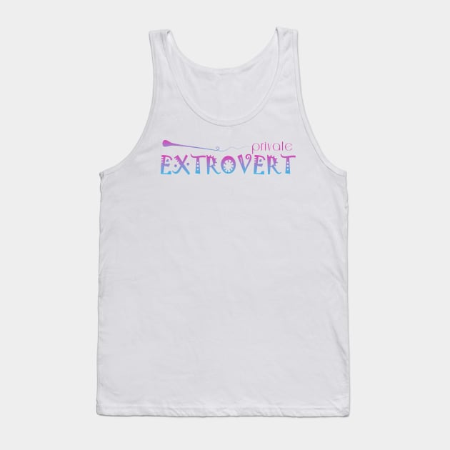 private EXTROVERT Tank Top by DreamsofDubai